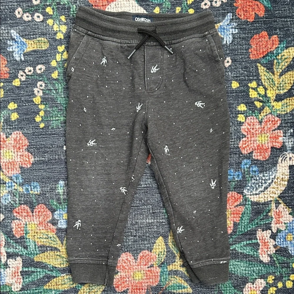 OshKosh B’gosh Space Print Sweatpants, Size 24 Months
